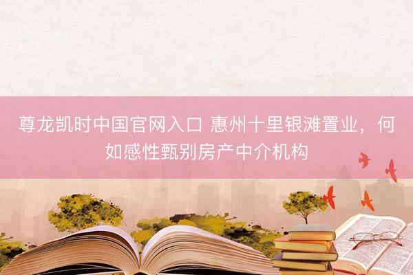 尊龙凯时中国官网入口 惠州十里银滩置业，何如感性甄别房产中介机构